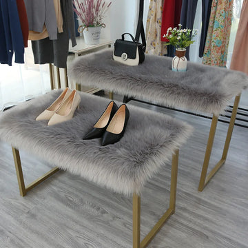 tapis shaggy fourrure douce moderne décoration chambre salon tapis peluche blanc rose gris jaune