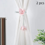 rubans fleurs tulipe couleur rose beige jaune vert clair décoratifs ajustables intérieurextérieur
