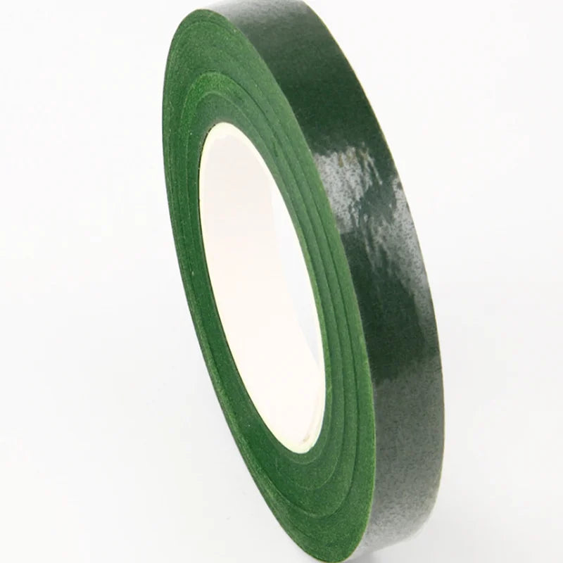 ruban adhésif vert uni mariage anniversaire décoration événement cadeau artisanal fleuri nylon 30mètres