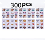 sticker répulsif moustiques autocollant naturel multicolore animaux dessin animé adhésif réutilisable enfants protection maison