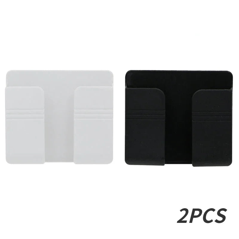 boîte rangement mural blanc moderne adhésif chargeur smartphone télécommande prise usb