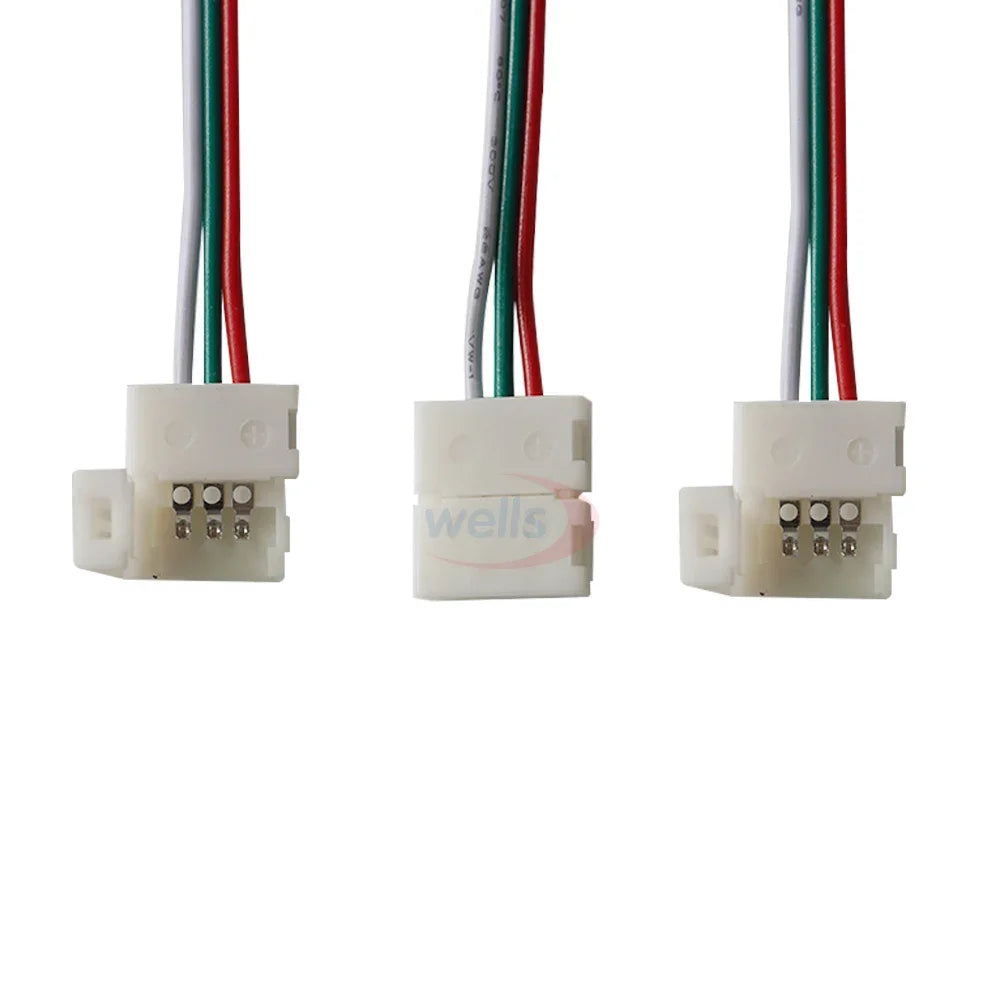 connecteurs electrique broches 8mm 10mm blanc rouge vert bleu moderne fonctionnels cordonnees colores