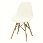 housse chaise extensible tissu motifs géométriques moderne vert gris noir festive mariage banquet