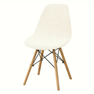 housse chaise extensible tissu motifs géométriques moderne vert gris noir festive mariage banquet