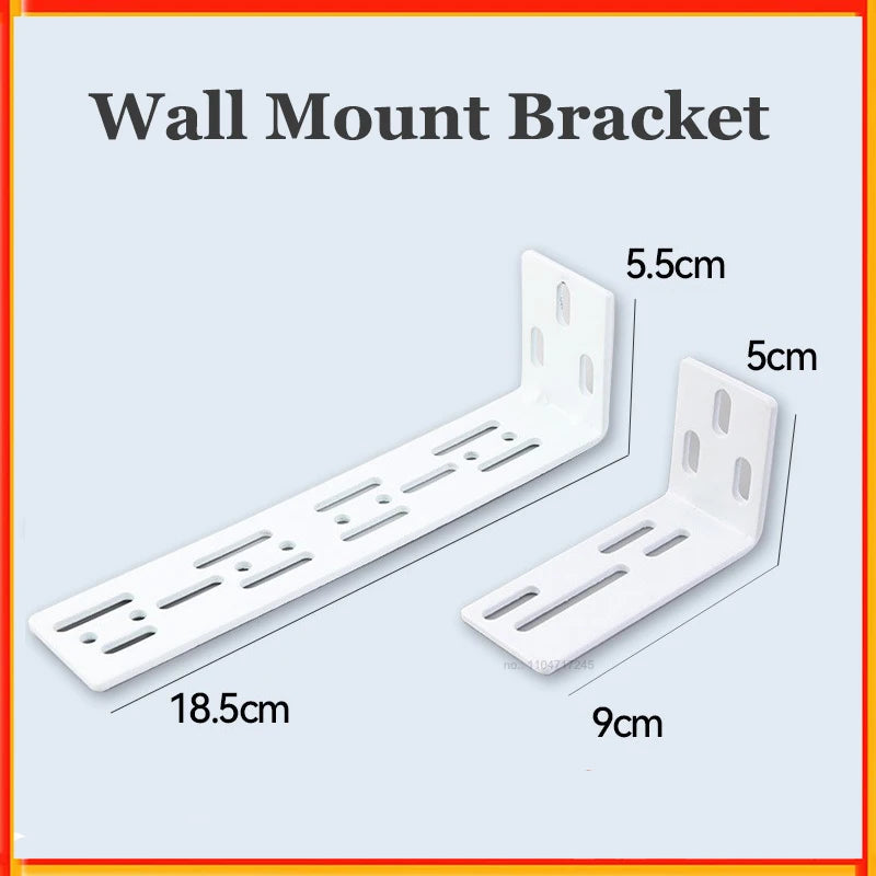 support mural blanc moderne fixe rideau volet accessoire plat lisse