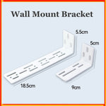 support mural blanc moderne fixe rideau volet accessoire plat lisse