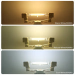 ampoule led r7s tube blanc moderne projecteur clips fixation intérieur salon