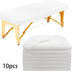 couvre lit jetable blanc élastique massage table moderne 35x86 pouces pack 10pcs