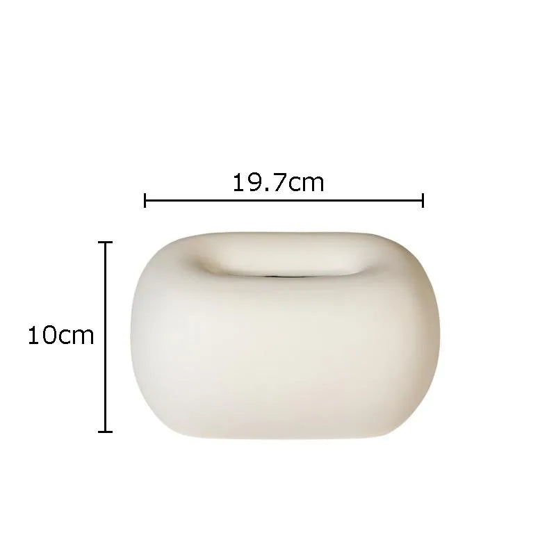 boîte mouchoirs moderne porcelaine beige clair tissu amovible table chevet