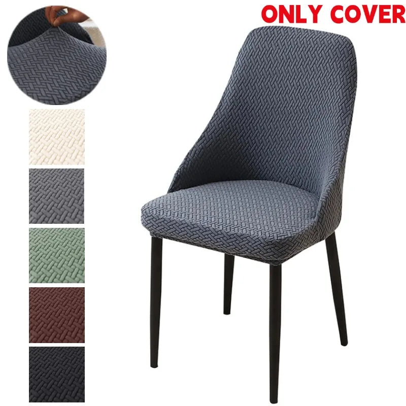 housse chaise moderne gris rayures élastique spandex polyester fauteuil mariagehôtel