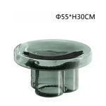 table d'appoint ronde moderne bois pierre couleur verte bleue transparente