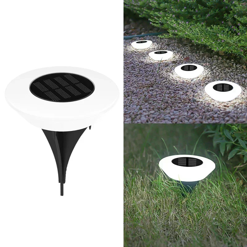 lumière solaire led moderne autoadhésive extérieure blanc ip65 12vacs 4pcs 8pcs