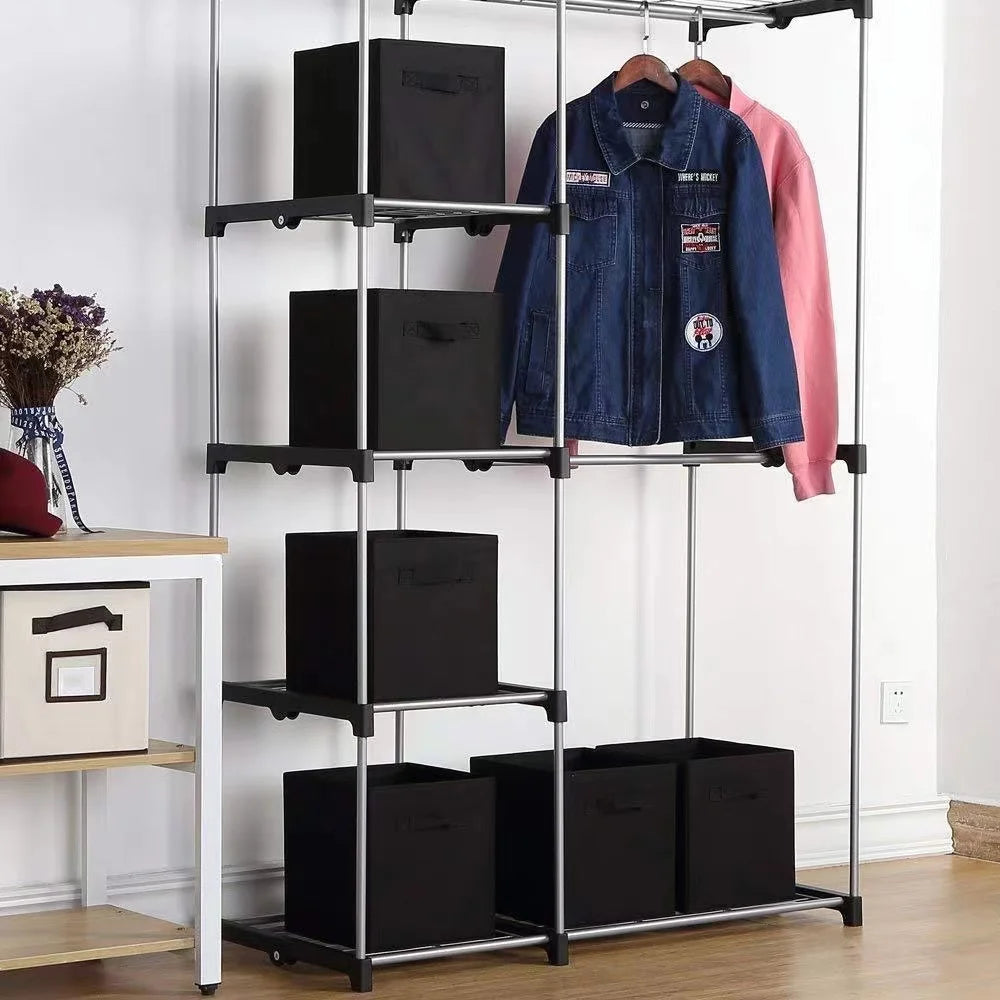 boîtes rangement pliables tissu gris beige moderne poignées amovibles respectueux environnement articles divers rectangle