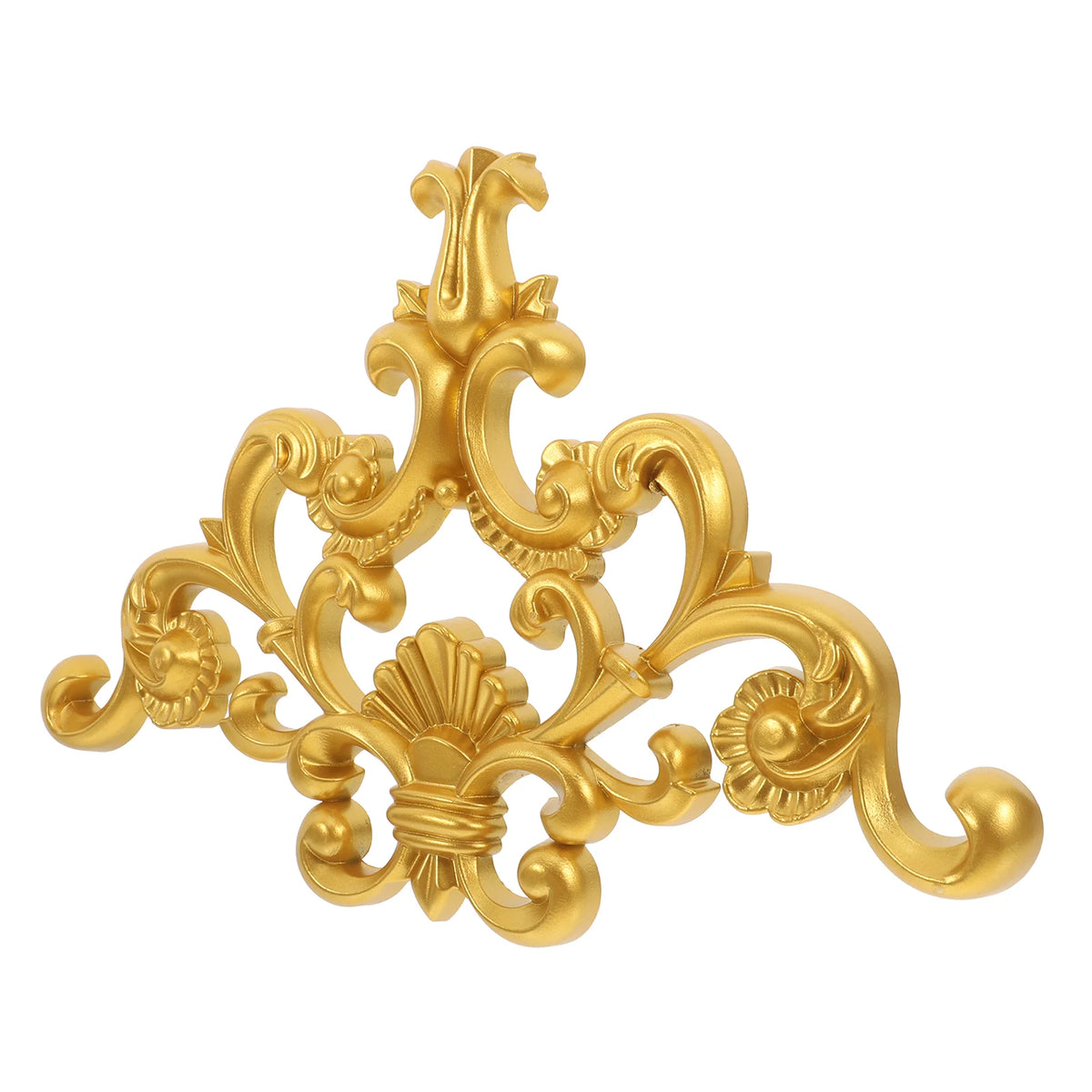 décoration murale florale relief doré classique baroque ornements mur adjoints adhésifs