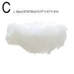 nuages blancs suspendus coton doux décoration mariage anniversaire diy led enfants romantique aérien