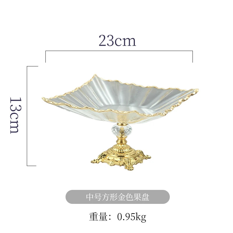 support fruits or noir rayures dorées classique baroque fourchette couteau hauteur 13cm