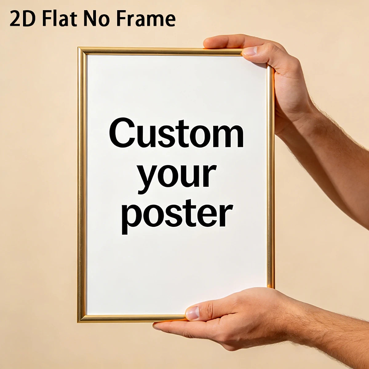 affiche photo personnalisée toile cadre bois décoration murale minimaliste blanc