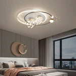 plafonnier moderne blanc doré acrylique motifs lumineux facile certifications sécurité