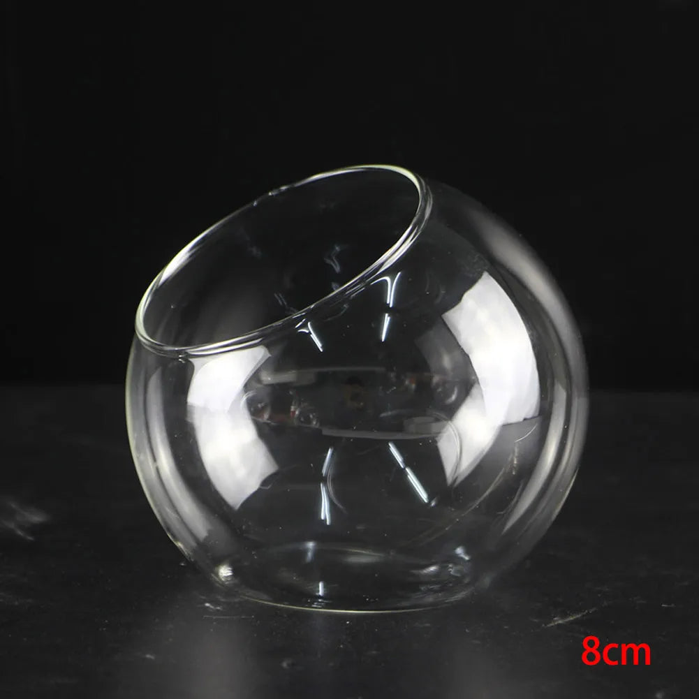 vase transparent verre moderne bol decoratif succulente terrarium micro paysage plante conteneur fleur