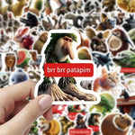 sticker adhésif cartoon animal fruit variés opaques fantasy jeunesse