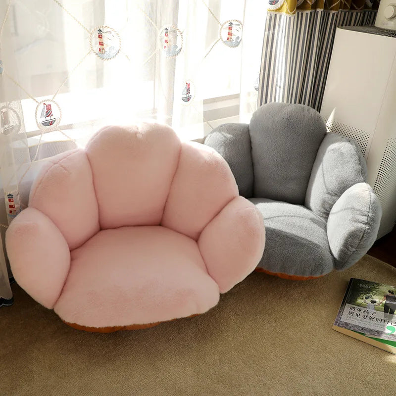 fauteuil confortable moderne marron rose gris vert motifs floraux tissu doux antidérapant adultes chambre