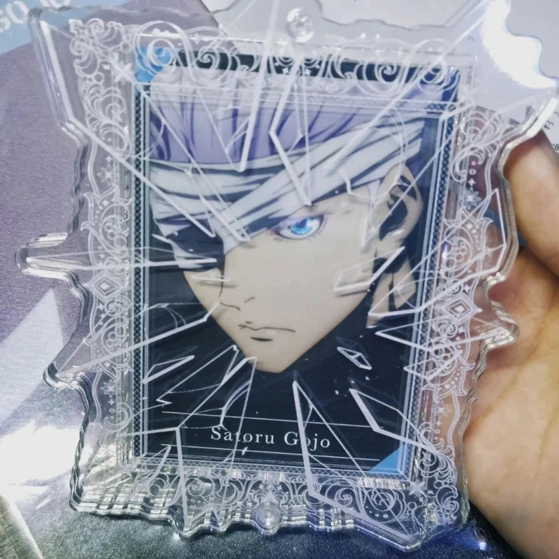 cadre photo acrylique manga effets cassés transparent coloré personnages animesbrisés gravuresbaroques fixationsmurales
