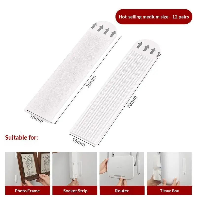 rubans adhésifs blancs modernes fixer cadres photo 12pcs 24pcs différentes tailles perforations grille
