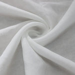 tissu voile coton blanc résistance déchirure 140cm large bricolage simple naturel matériauxoplastiquefixationruleincluded