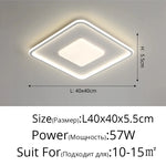 plafonnier led moderne blanc rectangulaire ovale nuage sans télécommande