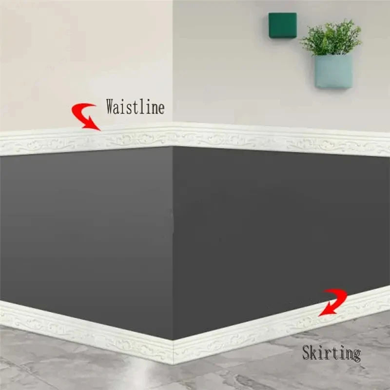 ruban decoratif adhesif ornements floraux blanc or cuivre argent classique impermeable anti statique absorption