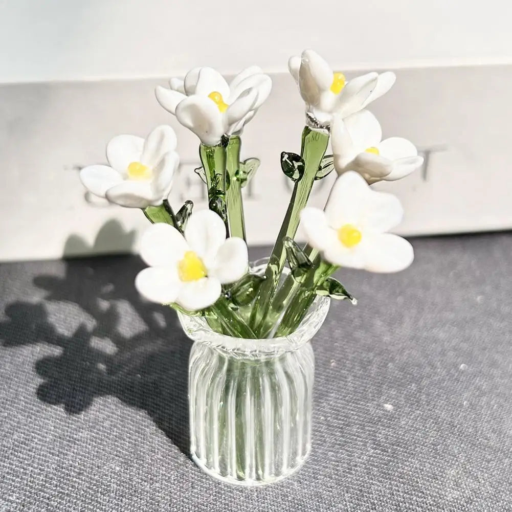 bouquet fleurs artificiel rose vert violet blanc rouge minimaliste maison