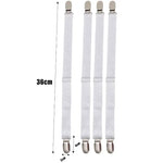 attaches lit clips métalliques couleur noir blanc beige pack 10pcs fixations housse matelas