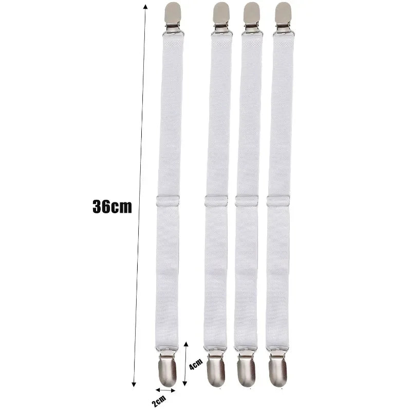 attaches lit clips métalliques couleur noir blanc beige pack 10pcs fixations housse matelas