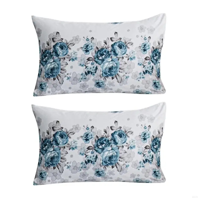 parure lit drap housse taies d'oreiller motif fleurs moderne élégant