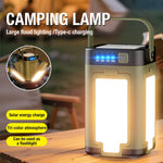 lampe camping vert olive moderne panneau solaire interrupteur indicateur charge led type