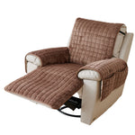 protège siège canapé trois places beige quilté non glissant poches adhésif moderne resistant waterproof