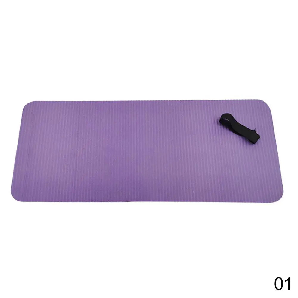 tapis yoga épais 15mm antidérapant bleu gris violet rayures moderne yoga fitness meditation durable
