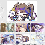 autocollants protection cartes credit debit dessin anime multicolore animaux personnages réutilisables