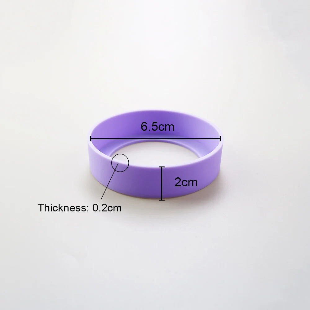 bracelet silicone rond unis couleur simple poignet protection souple résistant usure