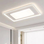 plafonnier led moderne blanc rectangulaire ovale nuage sans télécommande