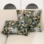 coussin decoratif moderne imprimé végétal doux polyester 30x50cm 45x45cm decoration