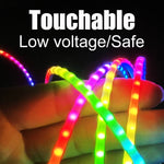 ruban led cob blanc multicolore 160leds adhésif double face moderne mince 5v rgbic