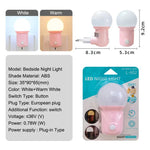veilleuse led moderne enfant boule blanc rose prise eu changement couleur