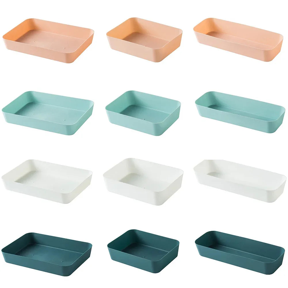 organisateur rangement moderne vert blanc orange plat lisse durable respectueux environnement minimaliste multifonctionnel