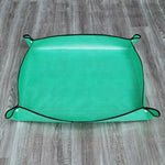 tapis sol jardin vert texture tissée moderne 50cm 50cm imperméable pliable