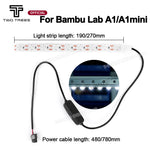 ruban lumineux led blanc moderne clips câble alimentation 256mm led kit quincailleries