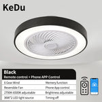ventilateur lampe led moderne blanc noir doré gris rose bleu rond lisse