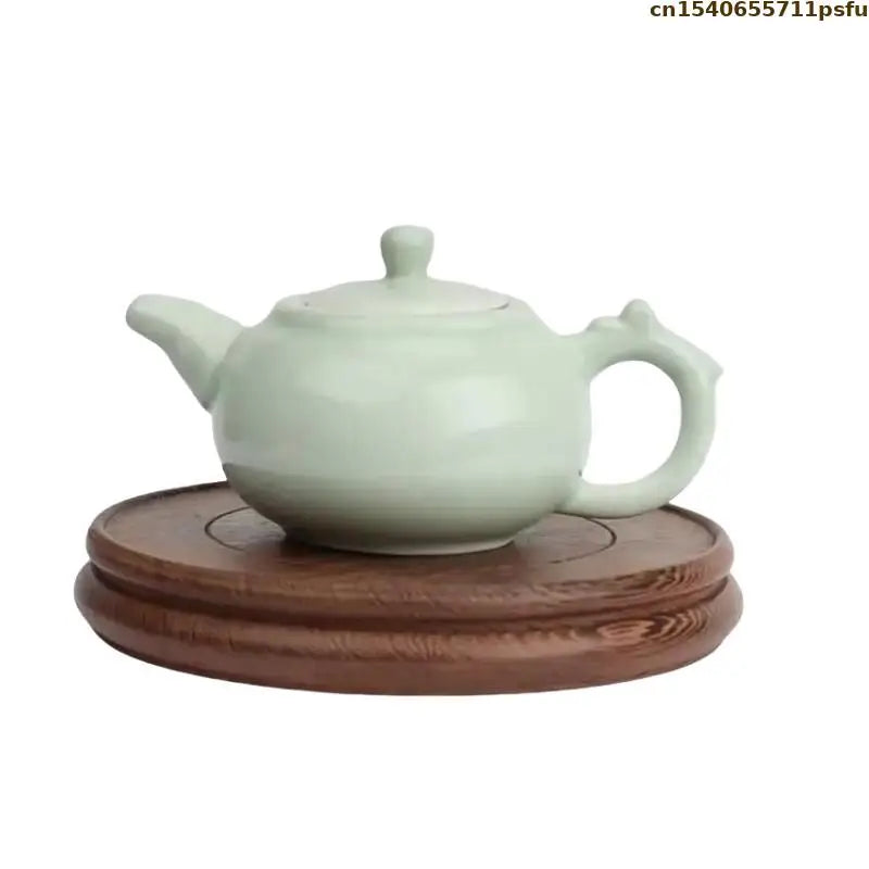 support plante bois rose vintage base théière vase décoration table basse figurine bonsaï