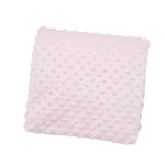 tissu coton imprimé petits points blanc bleu clair rose pâle gris doux biodegradable 150x50cm