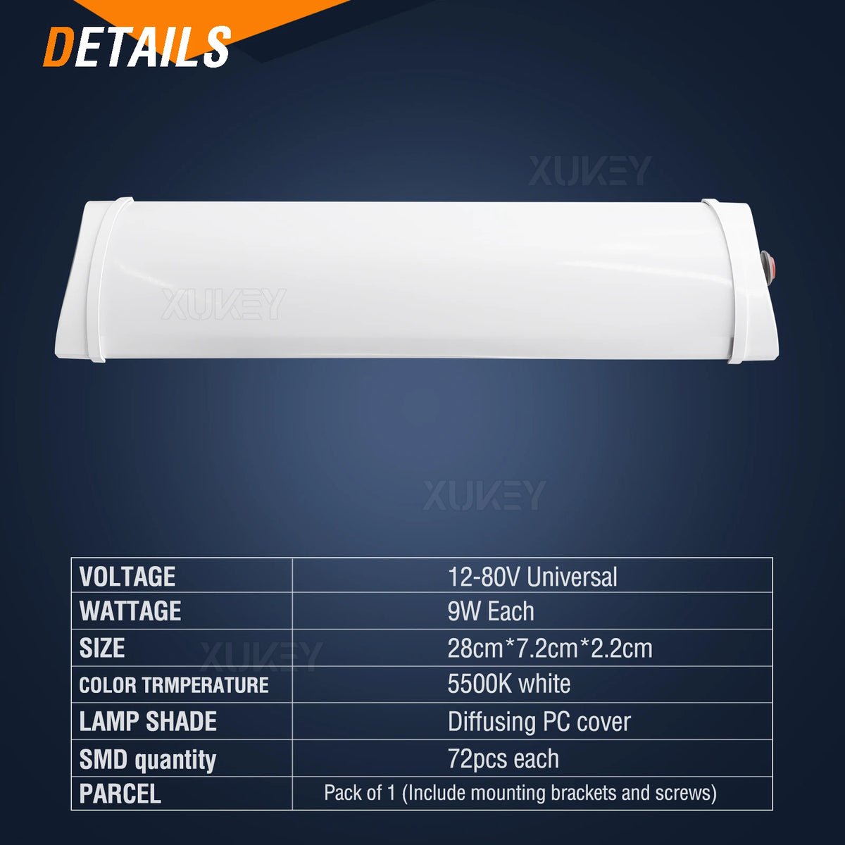 lampe led blanc froide 48 72 84 108 leds 10 watts moderneintérieur double face